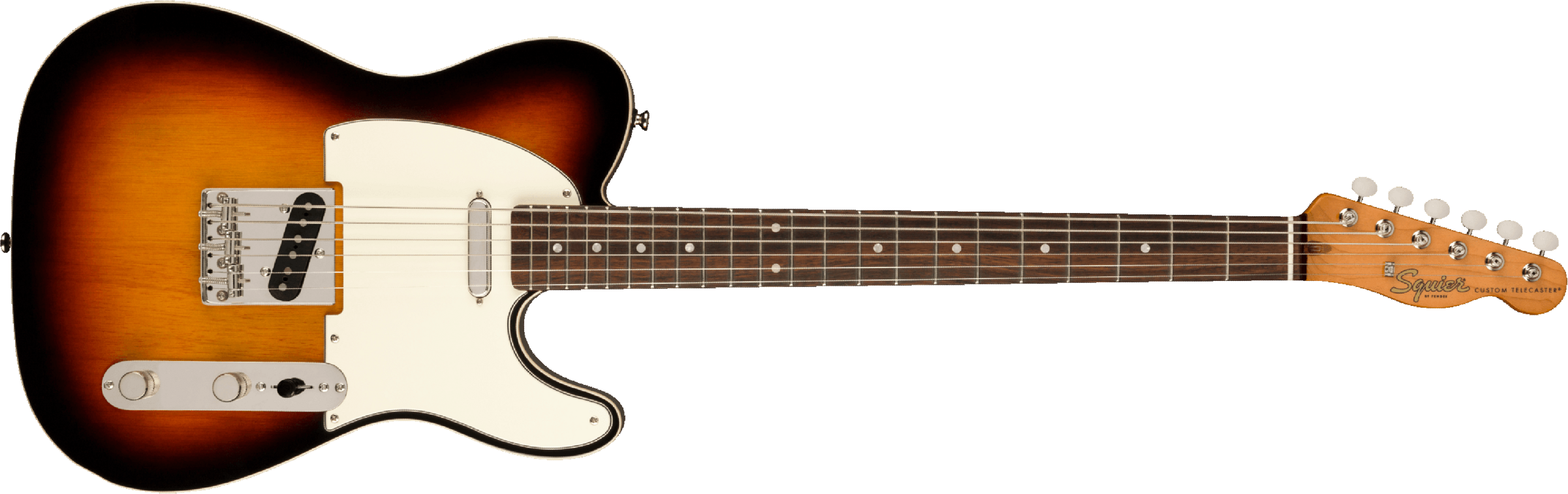 Squier Telecaster Classic Vibe Baritone Custom Ht Rw - 3-color Sunburst - Bariton E-Gitarre - Main picture