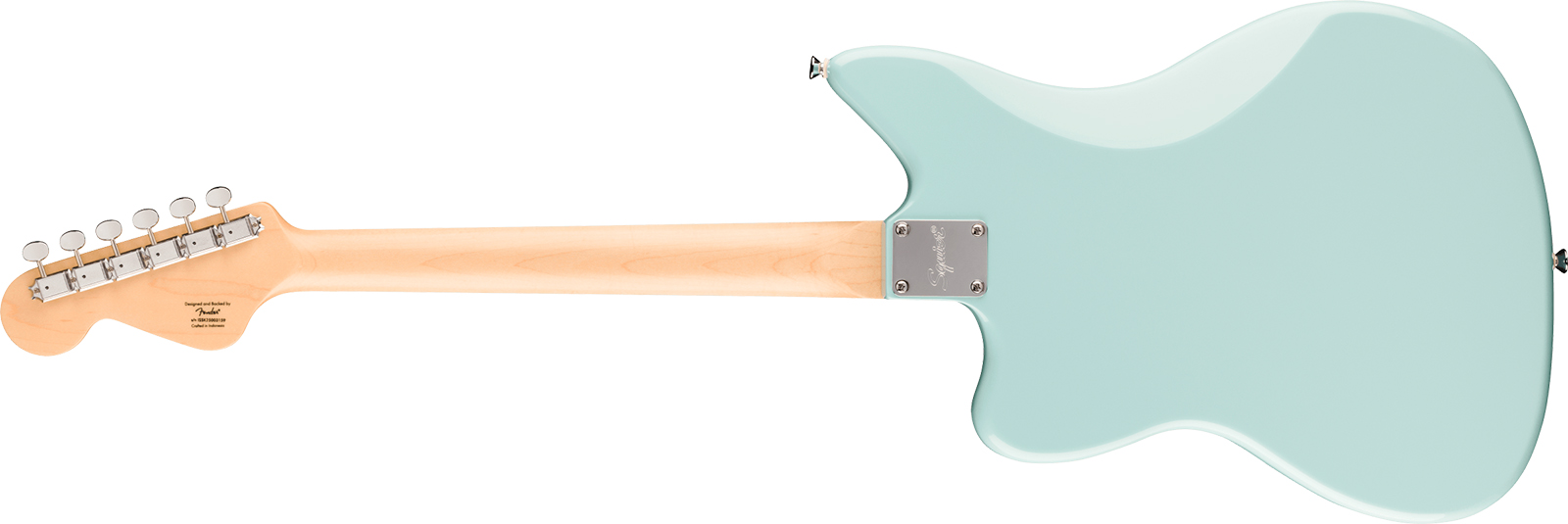 Squier Electric Vi Paranormal Shsc 2s Trem Lau - Daphne Blue - Retro-Rock-E-Gitarre - Variation 1