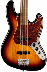 Solidbody e-bass Squier Classic Vibe '60s Jazz Bass Fretless (LAU) - 3-color sunburst