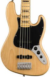 Solidbody e-bass Squier Classic Vibe '70s Jazz Bass V (MN) - Natural
