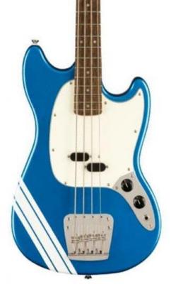 E-bass für kinder Squier FSR Classic Vibe '60s Competition Mustang Bass Ltd (LAU) - Lake placid blue with olympic white stripes