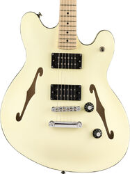 Retro-rock-e-gitarre Squier Affinity Series Starcaster - Olympic white