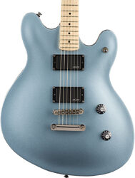 Retro-rock-e-gitarre Squier Contemporary Active Starcaster - Ice blue metallic