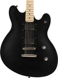 Retro-rock-e-gitarre Squier Contemporary Active Starcaster - Flat black
