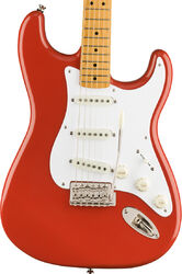 E-gitarre in str-form Squier Classic Vibe '50s Stratocaster - Fiesta red
