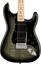 E-gitarre in str-form Squier Affinity Series Stratocaster FMT HSS (MN) - Black burst