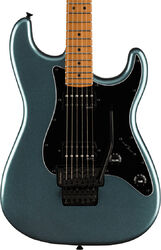 E-gitarre in str-form Squier Contemporary Stratocaster HH FR (MN) - Gunmetal metallic