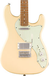 E-gitarre in str-form Squier Paranormal Stratocaster Deluxe - vintage white
