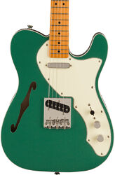 E-gitarre in teleform Squier FSR Classic Vibe '60s Telecaster Thinline, Parchment Pickguard - Sherwood green