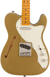 E-gitarre in teleform Squier FSR Classic Vibe '60s Telecaster Thinline, Parchment Pickguard - Aztec gold