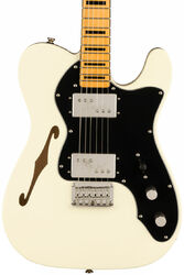 E-gitarre in teleform Squier FSR Classic Vibe '70s Telecaster Thinline Ltd - Olympic white