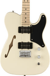 E-gitarre in teleform Squier Paranormal Cabronita Telecaster Thinline - Olympic white