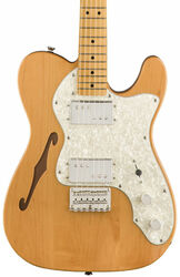 Semi-hollow e-gitarre Squier Classic Vibe '70s Telecaster Thinline (MN) - Natural