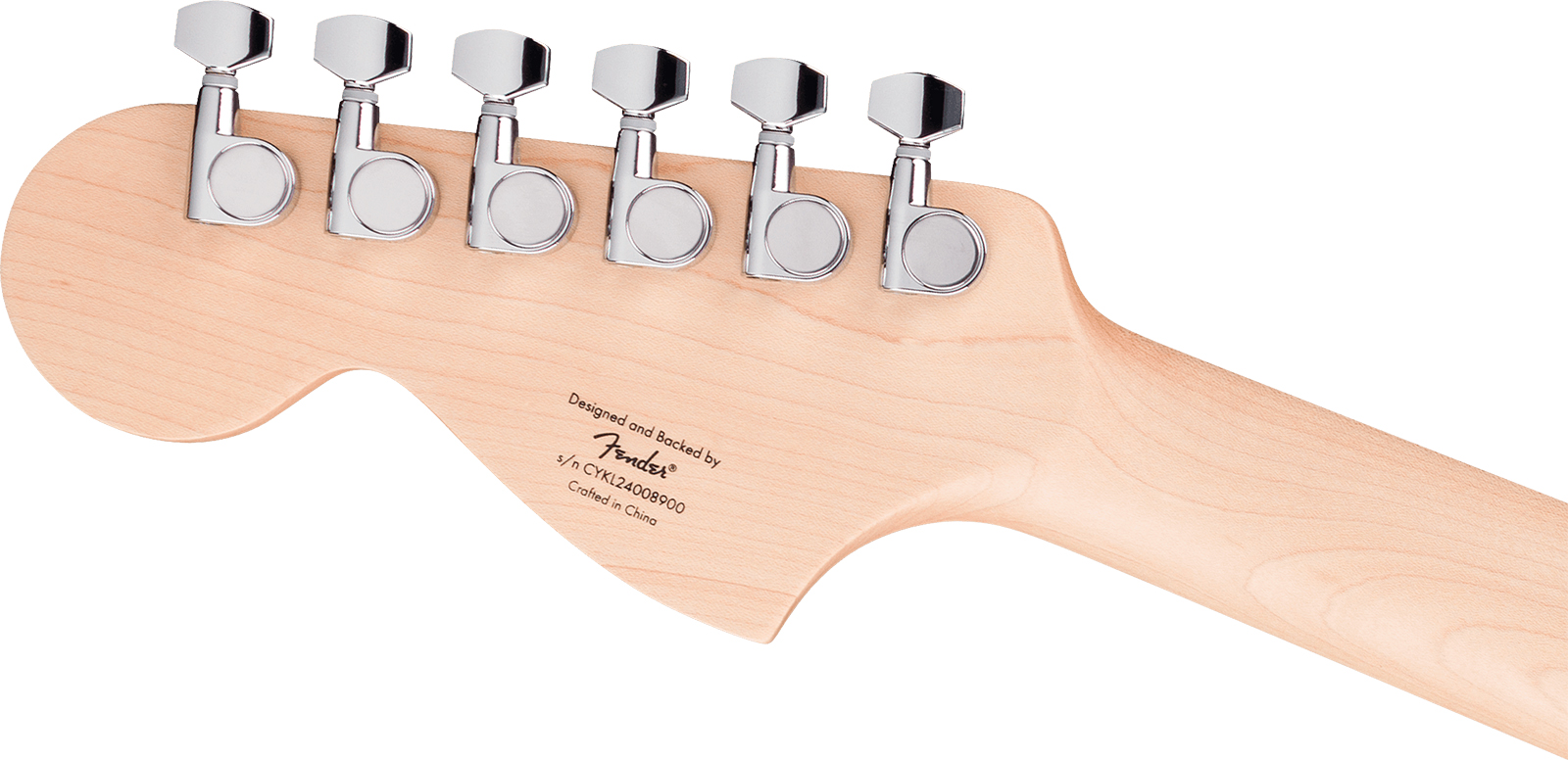 Squier Jaguar Affinity Fsr Shsc 2s Trem Lau - Shell Pink - Retro-Rock-E-Gitarre - Variation 4