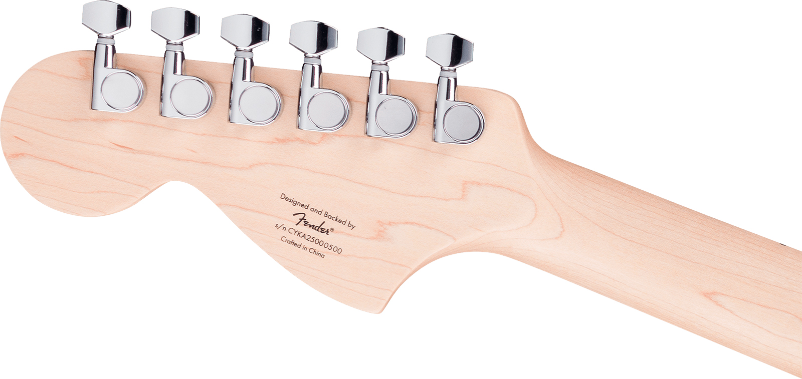 Squier Jaguar Affinity Fsr Shsc 2s Trem Mn - Daphne Blue - Retro-Rock-E-Gitarre - Variation 5