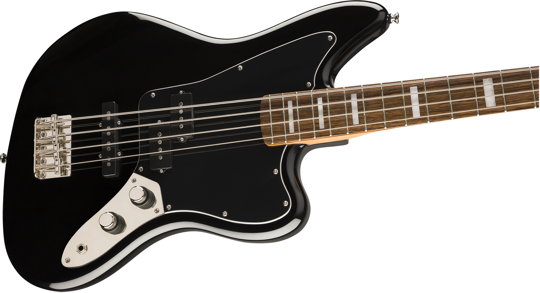 Squier Jaguar Bass Classic Vibe Lau 2019 - Black - Solidbody E-bass - Variation 2