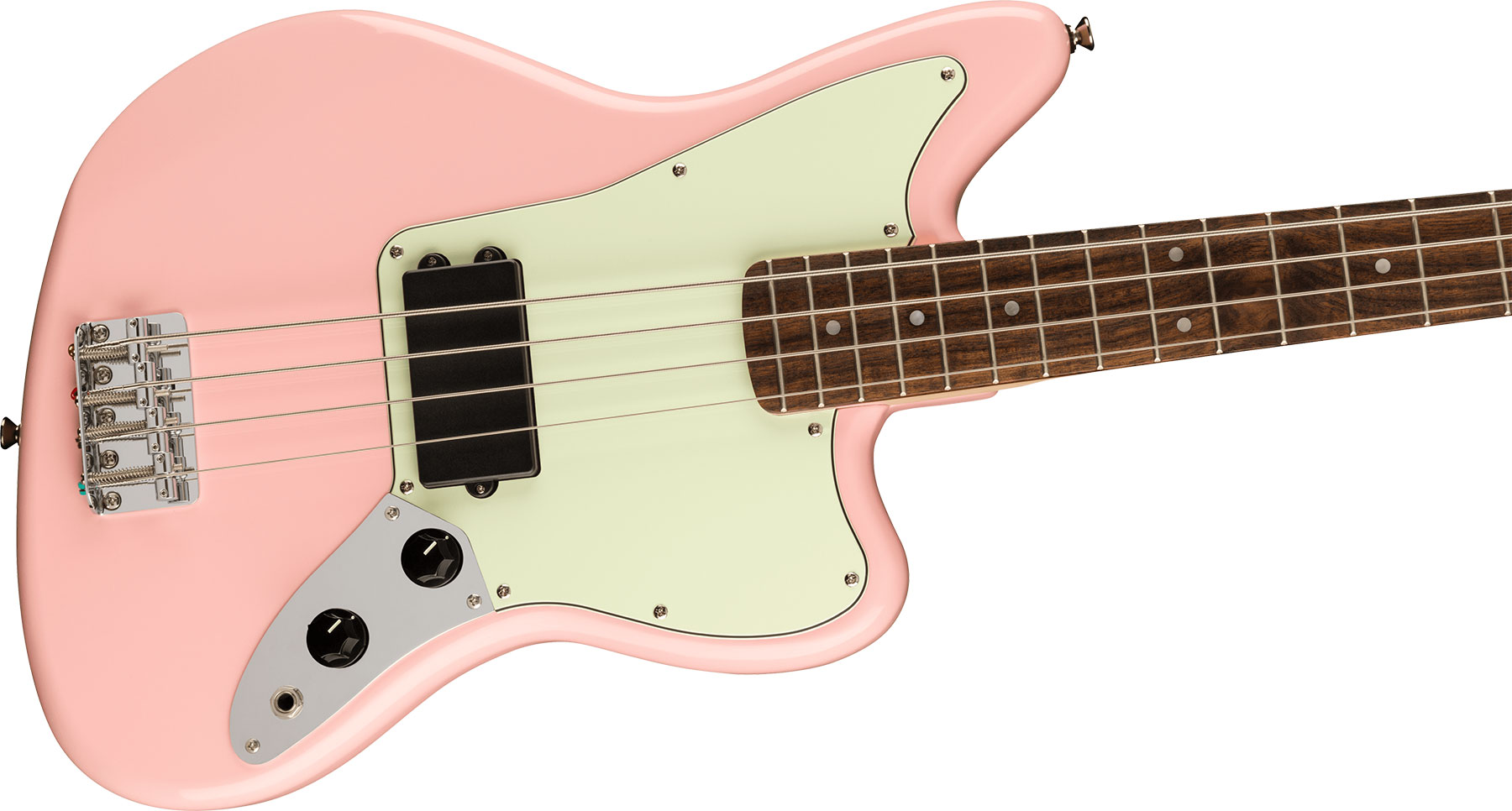 Squier Jaguar Bass H Affinity Fsr Lau - Shell Pink - Solidbody E-bass - Variation 2