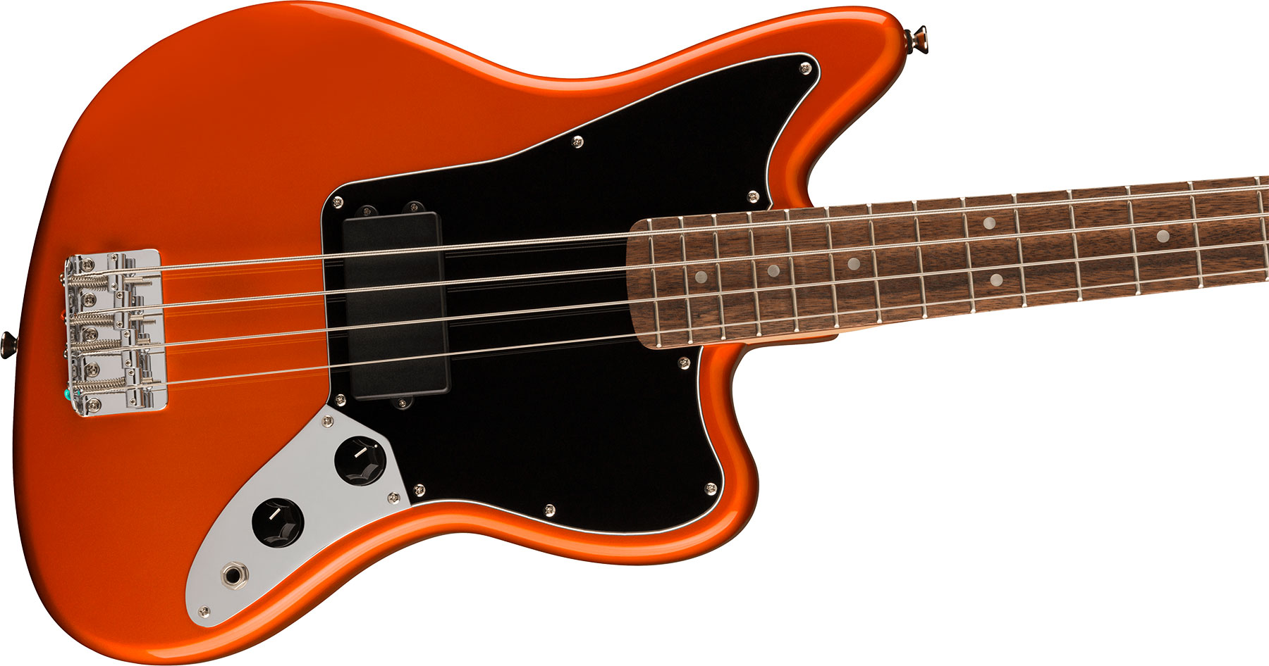 Squier Jaguar Bass H Affinity Fsr Lau - Metallic Orange - Solidbody E-bass - Variation 2