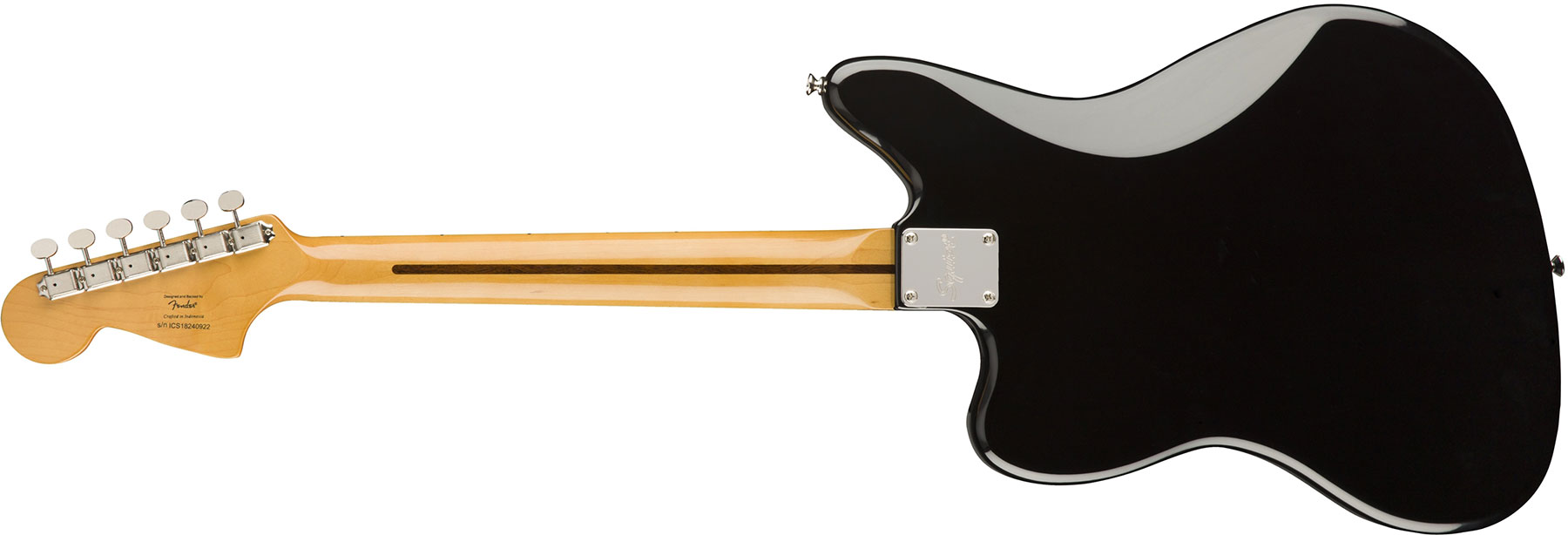 Squier Jaguar Classic Vibe 70s 2019 Lau - Black - Retro-Rock-E-Gitarre - Variation 1
