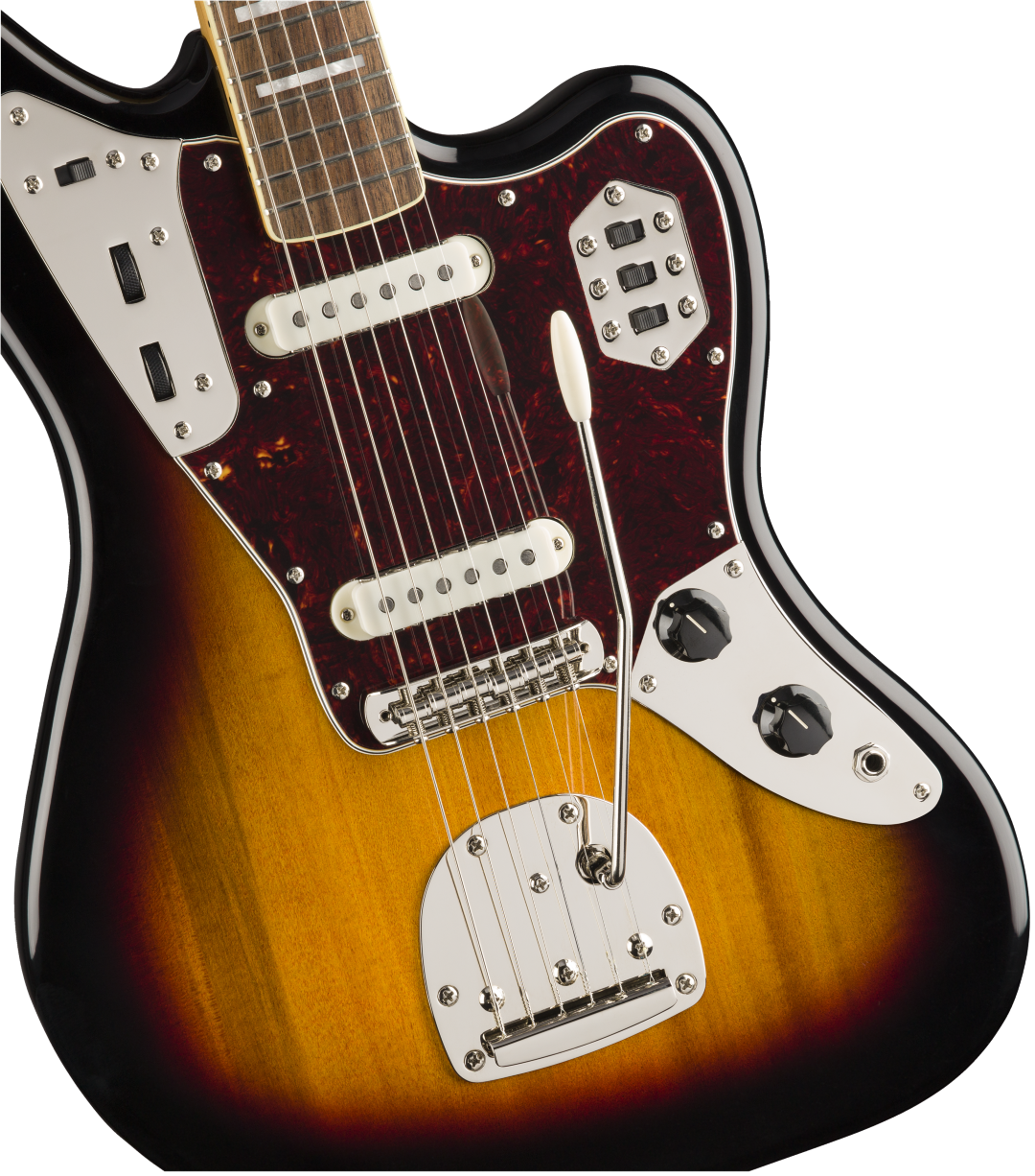 Squier Jaguar Classic Vibe 70s 2019 Lau - 3-color Sunburst - Retro-Rock-E-Gitarre - Variation 3
