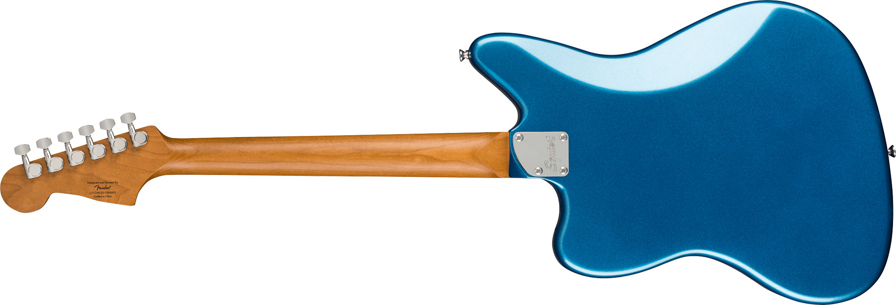 Squier Jaguar Contemporary Hh St Fsr Ltd Ht Lau - Lake Placid Blue - Retro-Rock-E-Gitarre - Variation 1