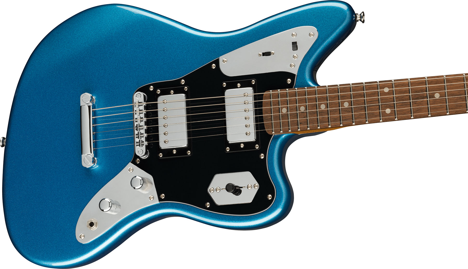 Squier Jaguar Contemporary Hh St Fsr Ltd Ht Lau - Lake Placid Blue - Retro-Rock-E-Gitarre - Variation 2