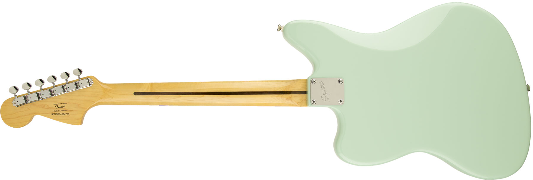 Squier Jaguar Vintage Modified Ss Lau - Surf Green - E-Gitarre in Str-Form - Variation 1
