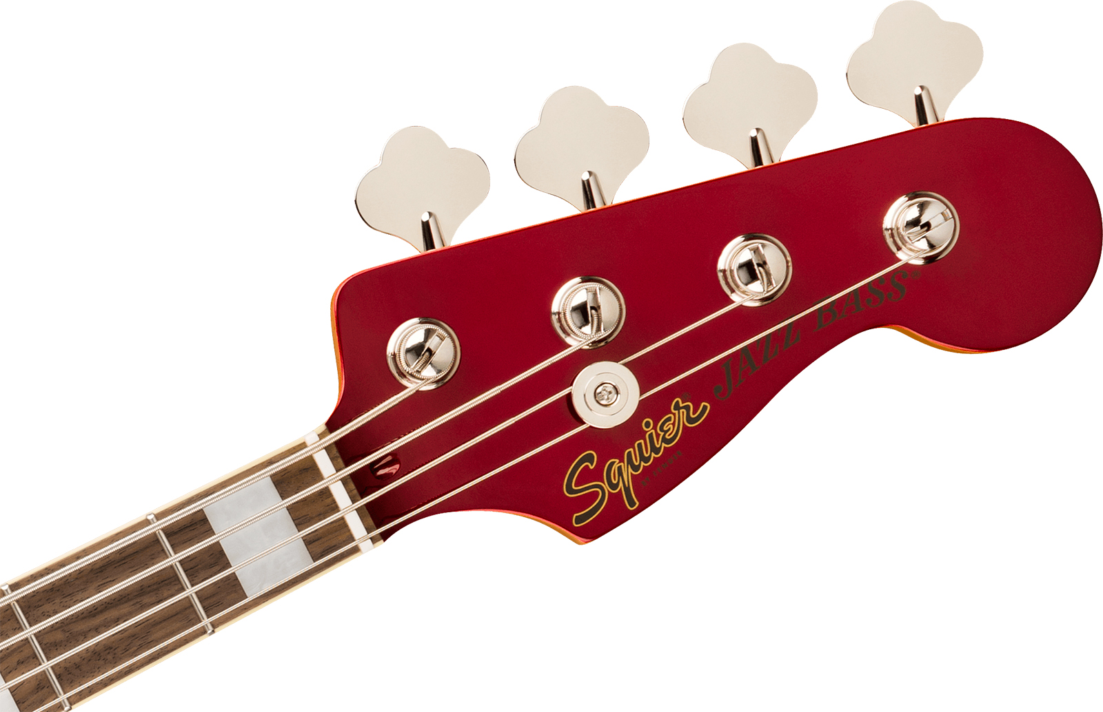 Squier Jazz Bass 70s Active Classic Vibe Lau - Candy Apple Red W/ Matching Headstock - Solidbody E-bass - Variation 2