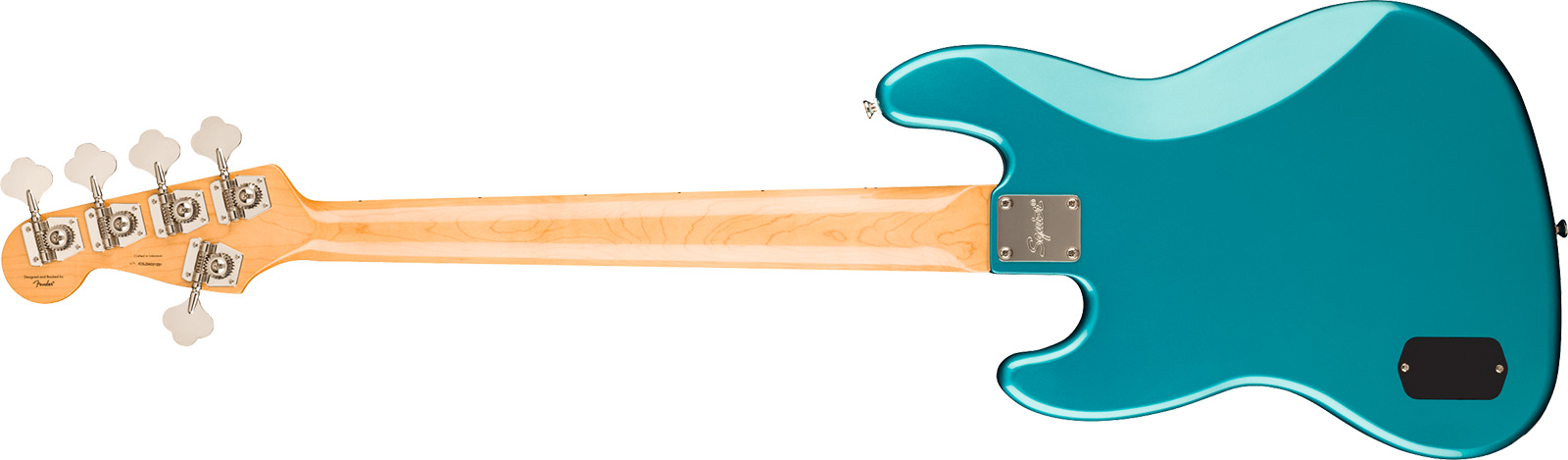 Squier Jazz Bass 70s Active V Classic Vibe 5c Mn - Ocean Turquoise - Solidbody E-bass - Variation 1