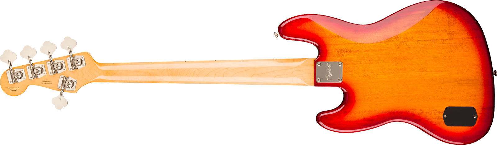 Squier Jazz Bass 70s Active V Classic Vibe 5c Mn - Sienna Sunburst - Solidbody E-bass - Variation 1