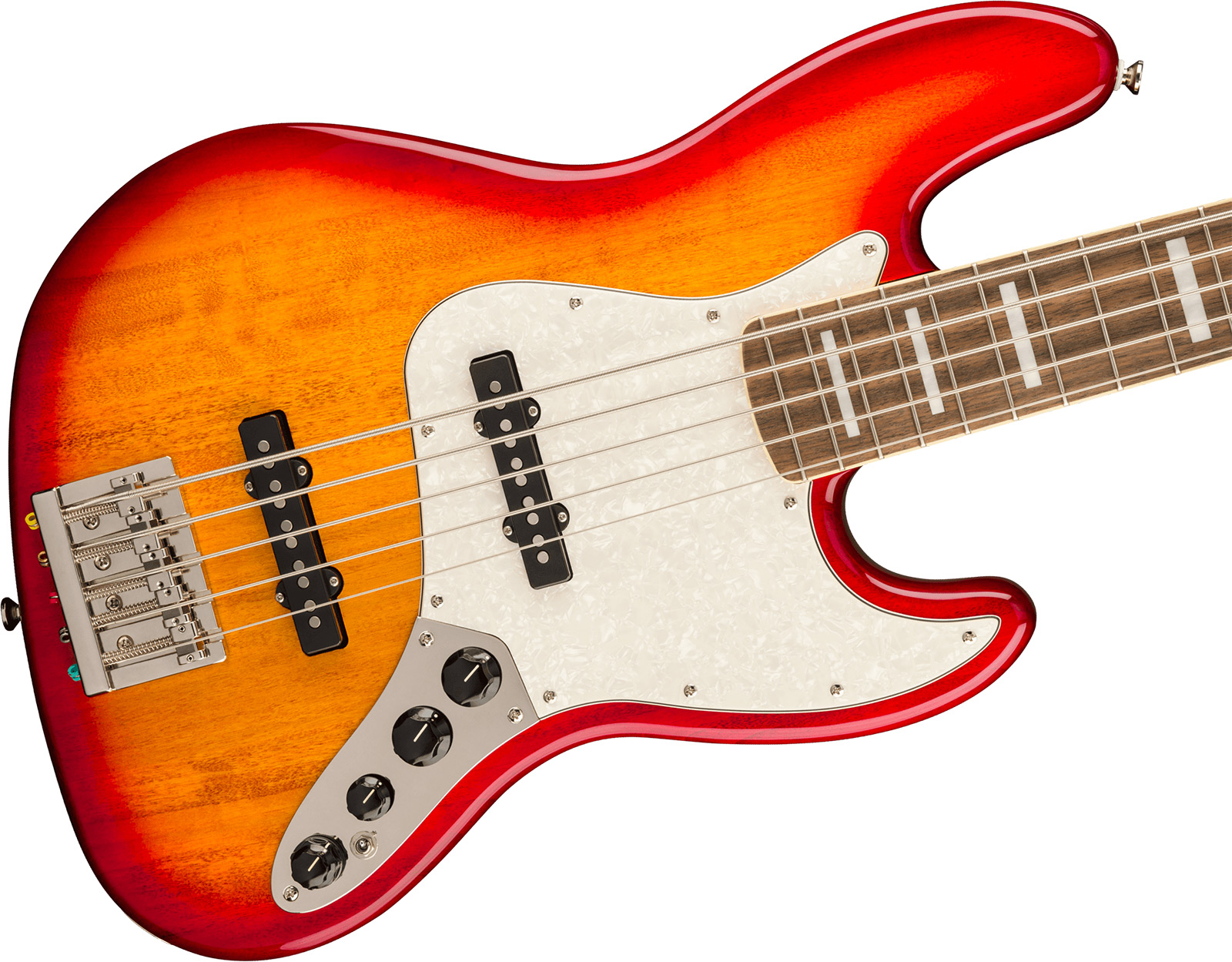 Squier Jazz Bass 70s Active V Classic Vibe 5c Mn - Sienna Sunburst - Solidbody E-bass - Variation 2