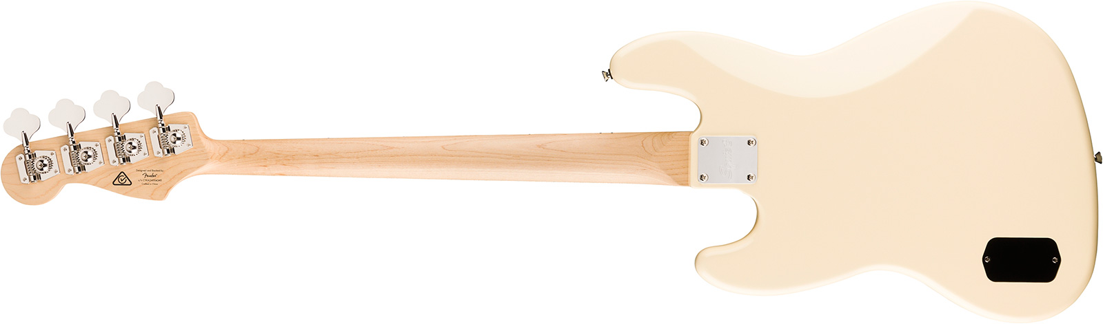 Squier Jazz Bass Active Affinity Mn - Olympic White - Solidbody E-bass - Variation 1