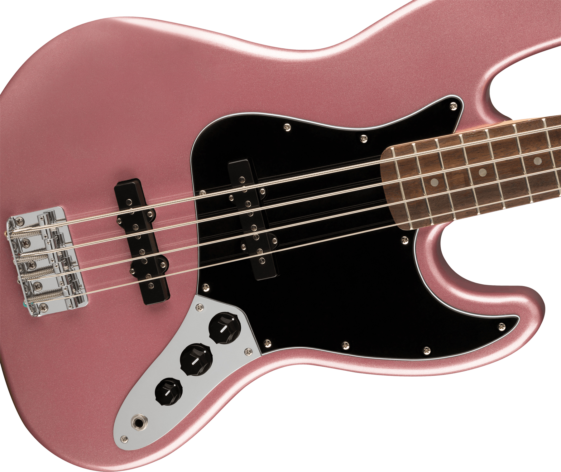 Squier Jazz Bass Affinity 2021 Lau - Burgundy Mist - Solidbody E-bass - Variation 2