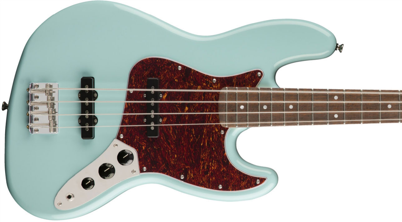 Squier Jazz Bass Classic Vibe 60s 2019 Lau - Daphne Blue - Solidbody E-bass - Variation 1