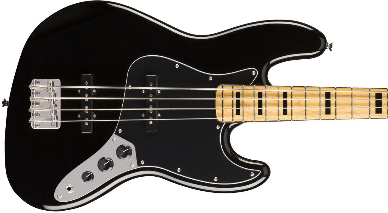 Squier Jazz Bass Classic Vibe 70s 2019 Mn - Black - Solidbody E-bass - Variation 2