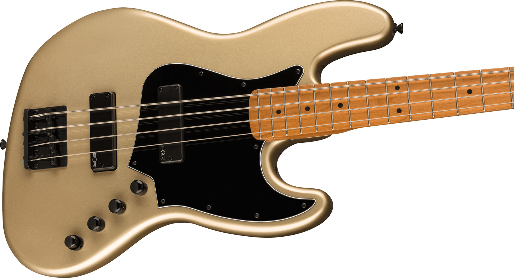 Squier Jazz Bass Contemporary Active Hh Mn - Shoreline Gold - Solidbody E-bass - Variation 2