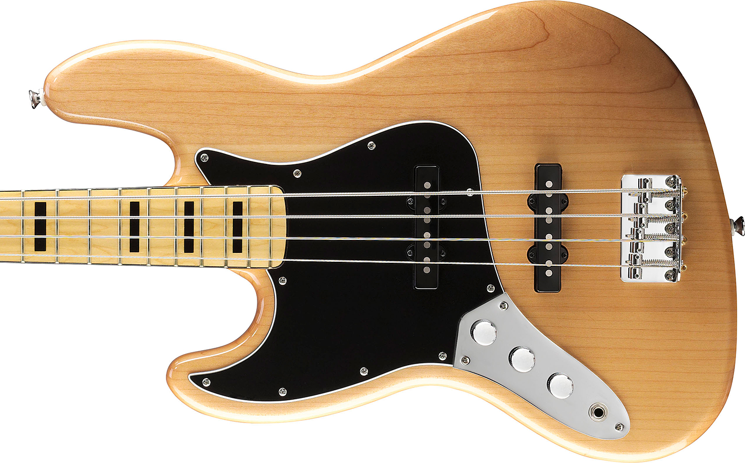 Squier Jazz Bass Vintage Modified 70 Gaucher 2013 Mn Naturel - Solidbody E-bass - Variation 2