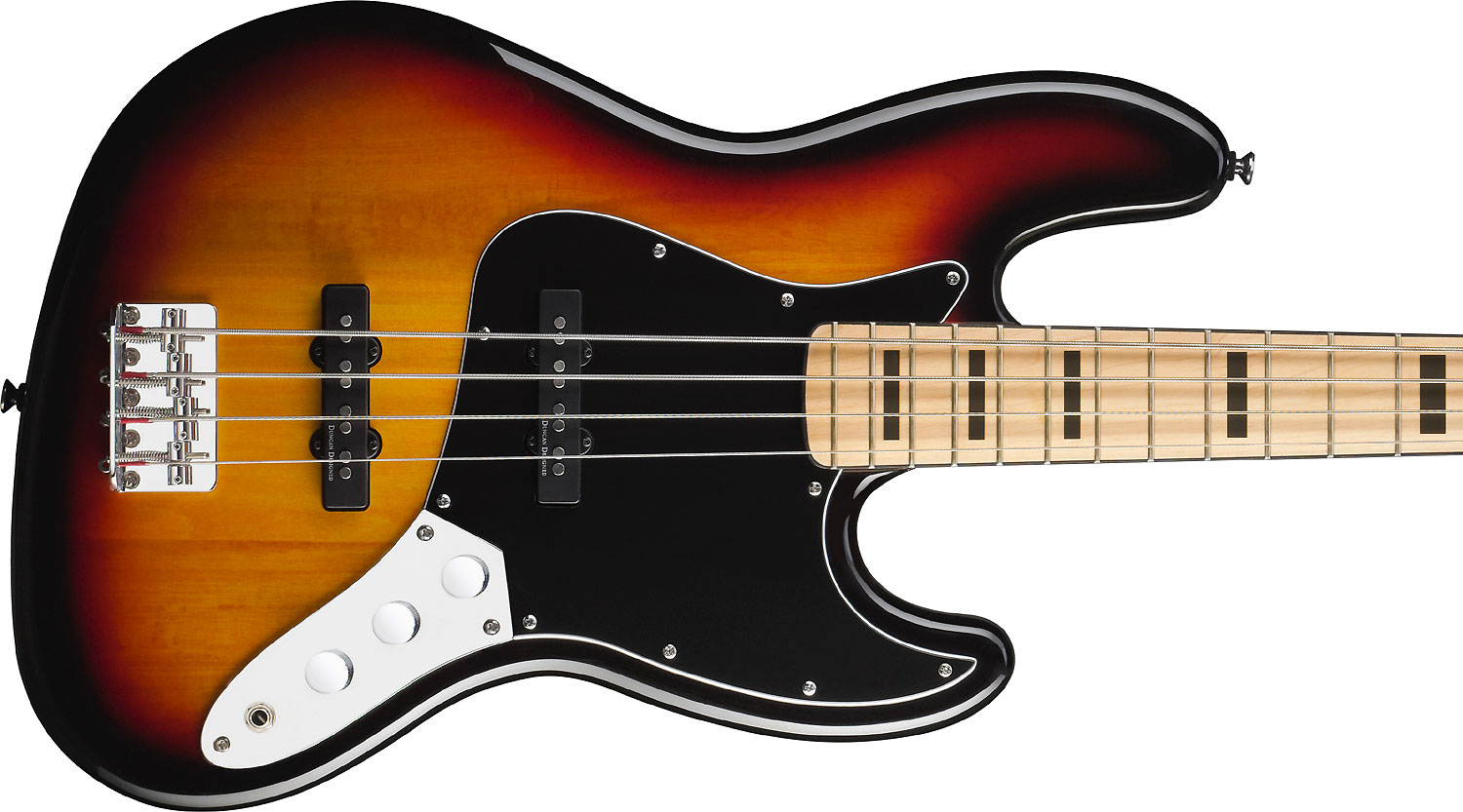 Squier Jazz Bass Vintage Modified 70 Mn 3 Color Sunburst - Halbakustiche Bass - Variation 1