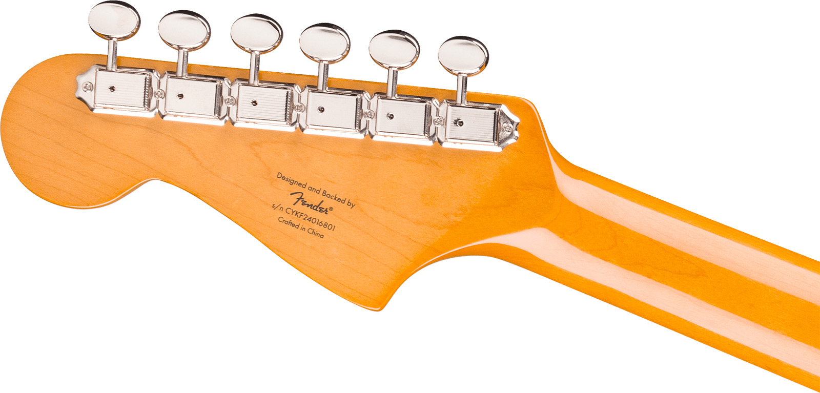 Squier Jazzmaster 60s Classic Vibe 2s Trem Lau - Tahitian Coral - Retro-Rock-E-Gitarre - Variation 3