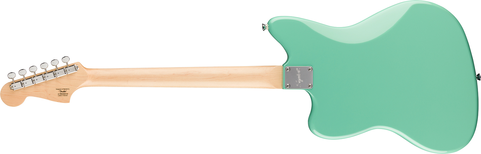 Squier Jazzmaster Baritone Hh Paranormal 2h Ht Lau - Seafoam Green - Retro-Rock-E-Gitarre - Variation 1