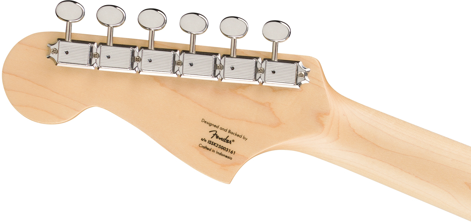 Squier Jazzmaster Baritone Hh Paranormal 2h Ht Lau - Oxblood - Retro-Rock-E-Gitarre - Variation 4