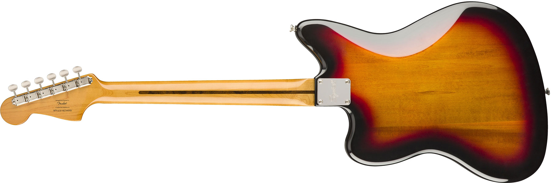 Squier Jazzmaster Classic Vibe 60s 2019 Lau - 3-color Sunburst - Retro-Rock-E-Gitarre - Variation 1