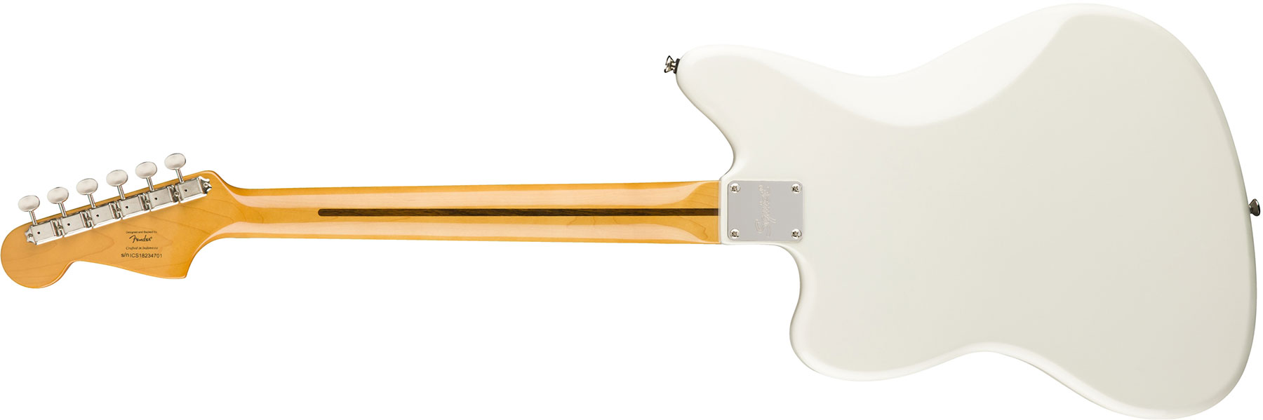 Squier Jazzmaster Classic Vibe 60s 2019 Lau - Olympic White - Retro-Rock-E-Gitarre - Variation 1