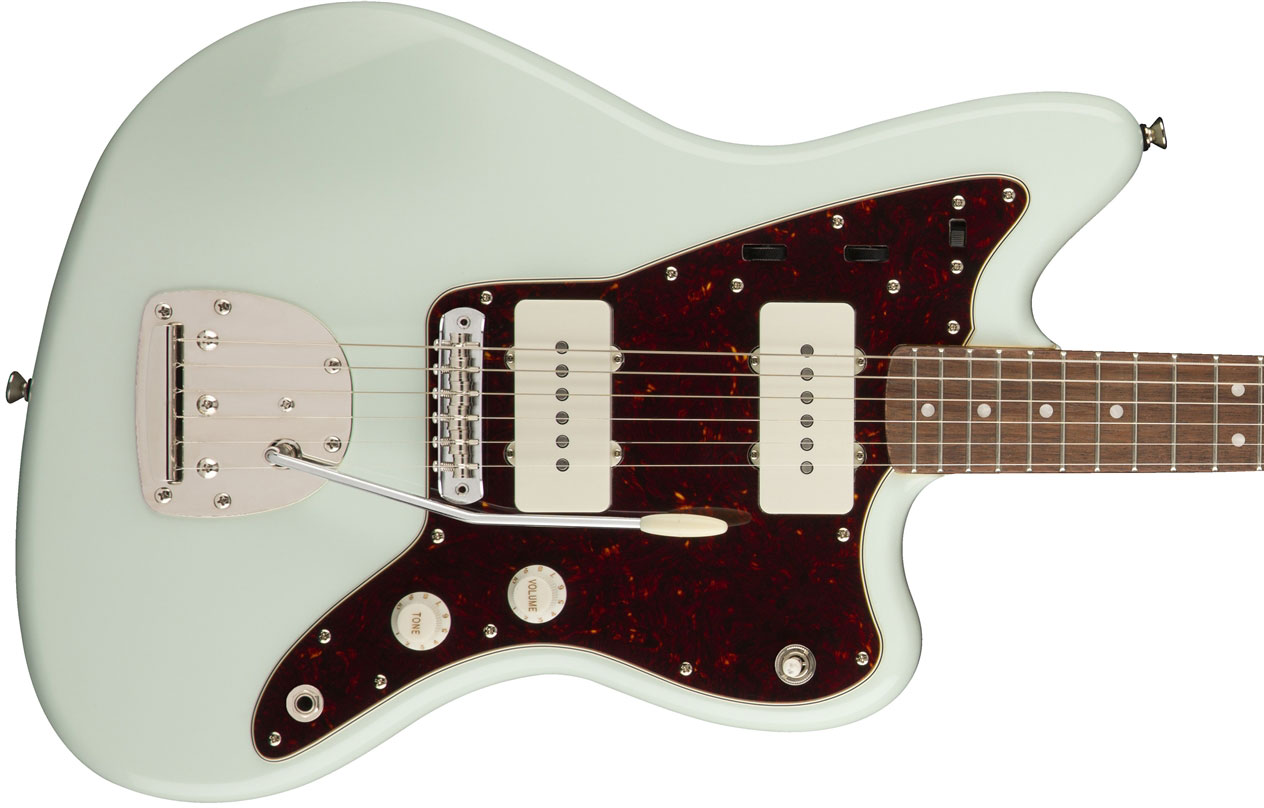 Squier Jazzmaster Classic Vibe 60s 2019 Lau - Sonic Blue - Retro-Rock-E-Gitarre - Variation 1