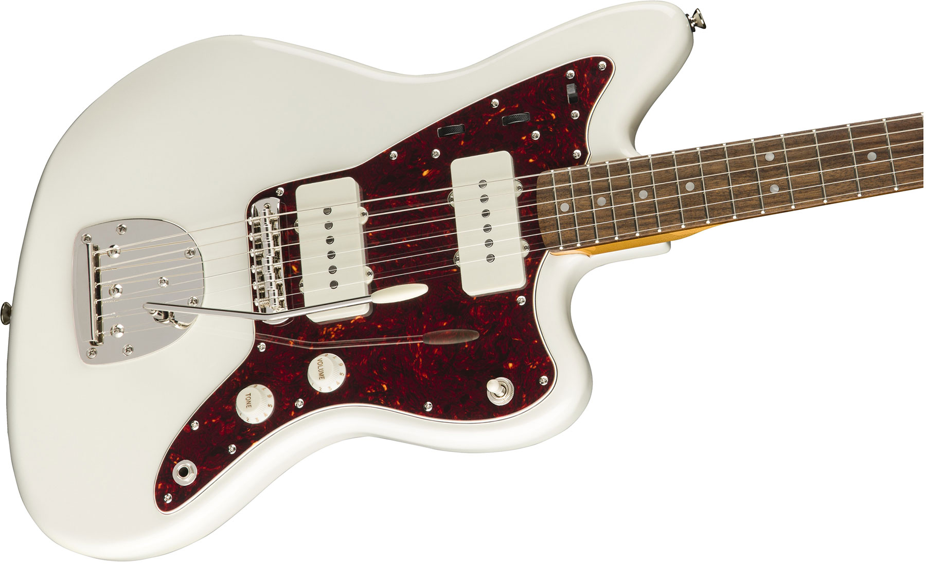 Squier Jazzmaster Classic Vibe 60s 2019 Lau - Olympic White - Retro-Rock-E-Gitarre - Variation 2