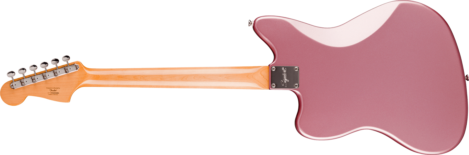 Squier Jazzmaster Classic Vibe 60s Ltd 2s Trem Lau - Burgundy Mist - Retro-Rock-E-Gitarre - Variation 1