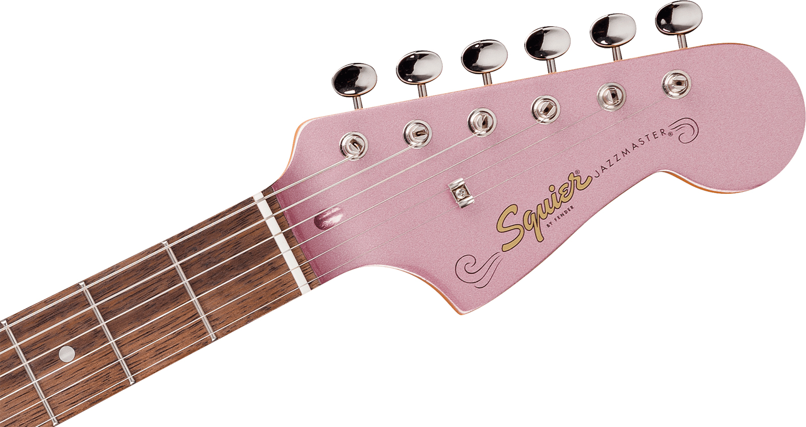 Squier Jazzmaster Classic Vibe 60s Ltd 2s Trem Lau - Burgundy Mist - Retro-Rock-E-Gitarre - Variation 2