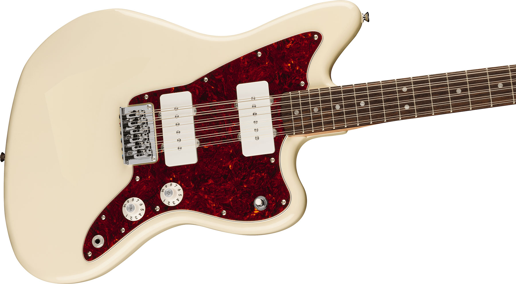 Squier Jazzmaster Xii Paranormal 2s Ht Lau - Olympic White - 12-saitige E-Gitarre - Variation 2