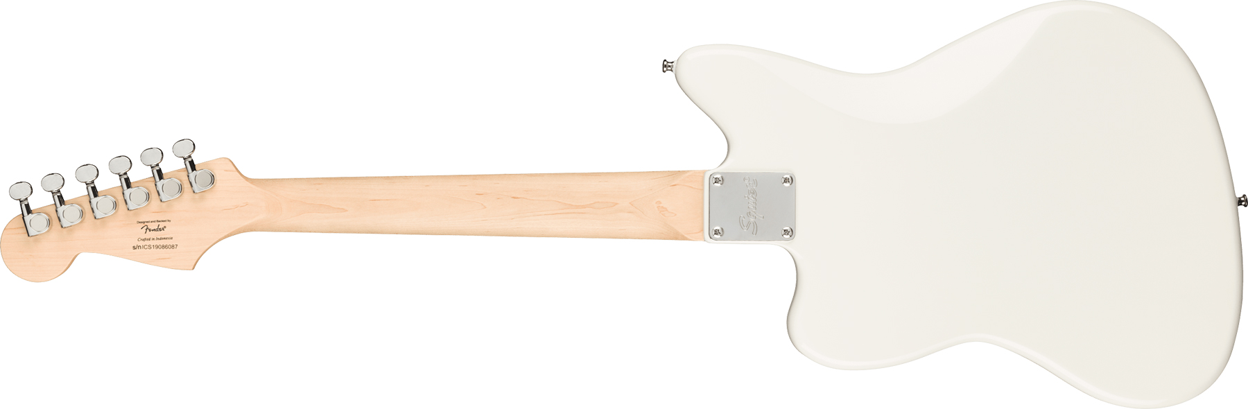 Squier Mini Jazzmaster Bullet Hh Ht Mn - Olympic White - E-Gitarre für Kinder - Variation 1