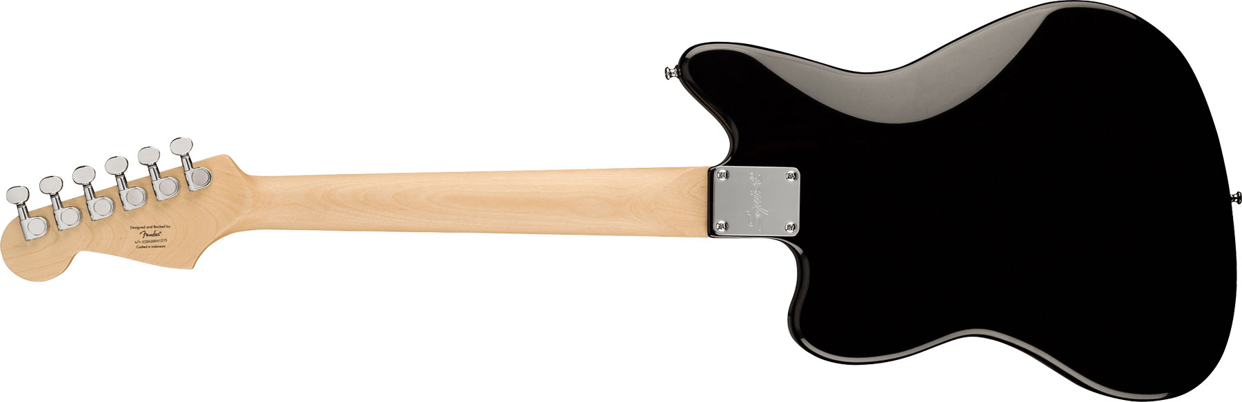 Squier Mini Jazzmaster Bullet Ltd Hh Ht Mn - Black - E-Gitarre für Kinder - Variation 1